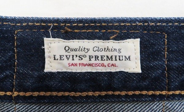 3P5698/リーバイスプレミアム 501-2690 BIGE 赤耳 デニムパンツ 中国製 LEVI'S_画像5