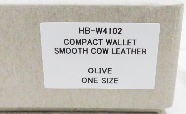 2A7375/未使用品 hobo スムースカウレザーコンパクトウォレット HB-W4102 ホーボー 財布_画像9