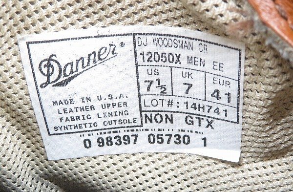 2S8956/Danner WOODSMAN CEDER RAINBOW 12050X ダナー ウッズマンセダーレインボー ブーツの画像6