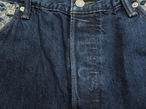 3P6043/リーバイス 501-1660 和柄デニム Levi's_画像9