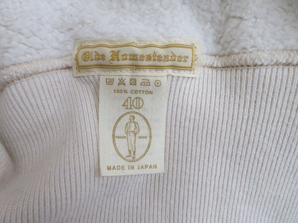 8T0767/Olde Homesteader エクストラコットンフリース Yネックスウェットシャツ オールドホームステッダー