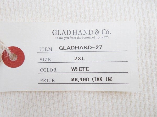 8T0783/未使用品 GLADHAND GLADHAND-27 スタンダードワッフルTシャツ グラッドハンド サーマル_画像7