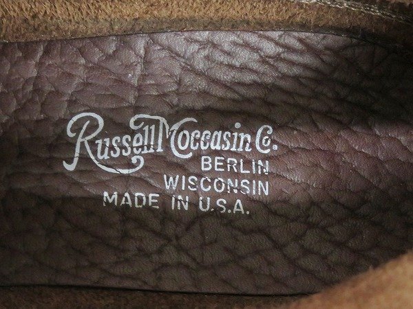 2S8934/Russell Moccasin スポーティングクレーチャッカブーツ 200-27W ラッセルモカシンの画像5