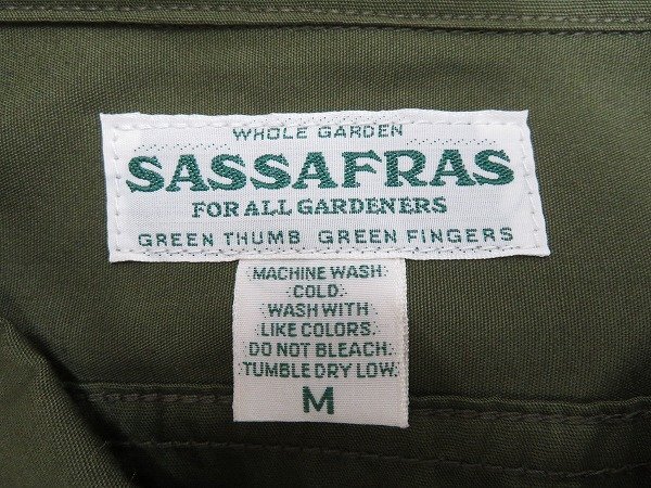8T0702/未使用品 SASSAFRAS Botanical Scout Jacket SF-221894 ササフラス ボタニカルスカウトジャケット_画像4
