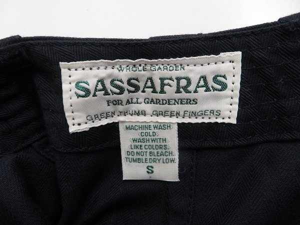 3P6196/ не использовался товар SASSAFRAS Chop At Overgrown Pants SF-221967sasaflaschop at over g заем брюки 