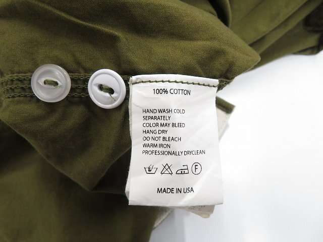 8T0906/Engineered Garments хлопок рубашка work shirt USA производства engineered garments 