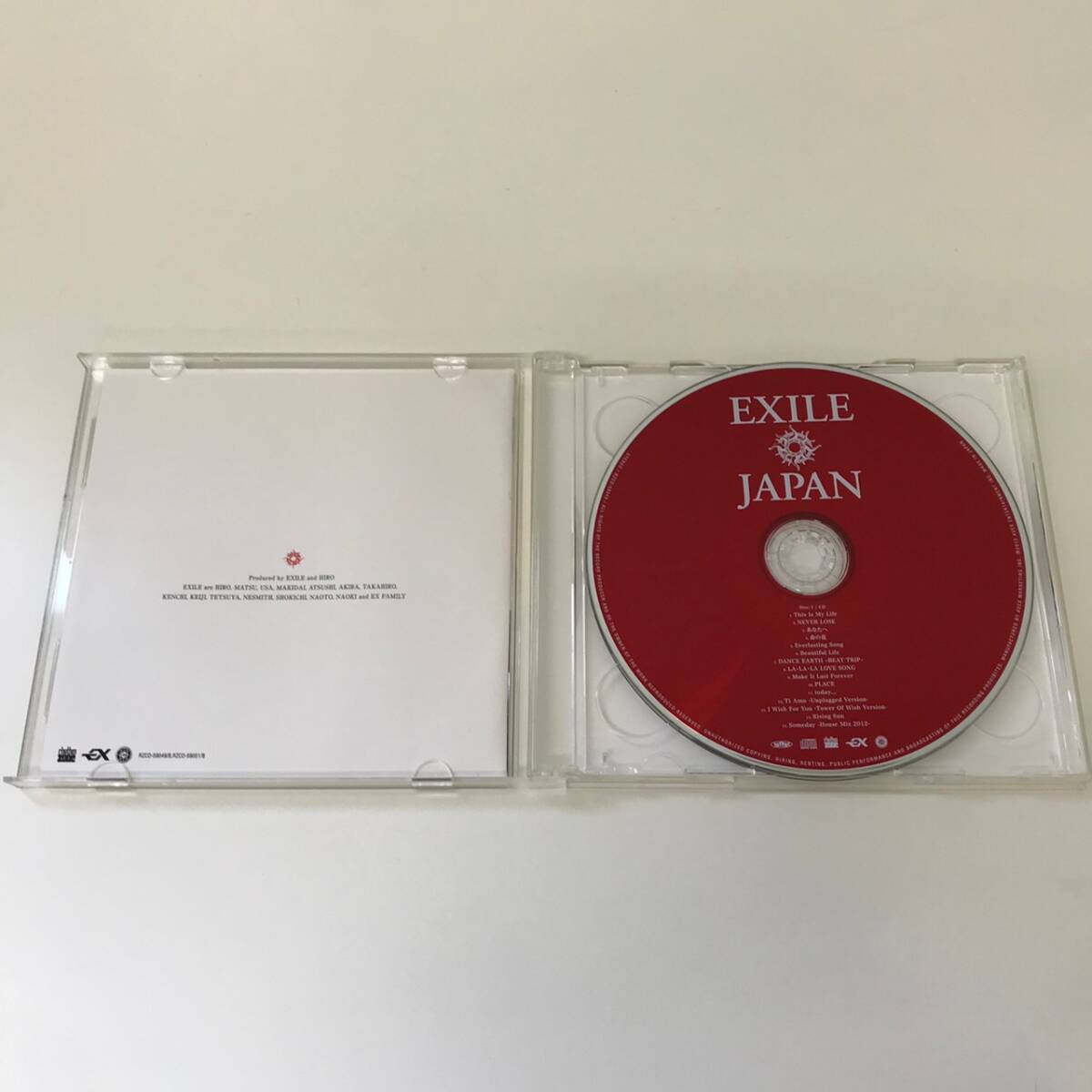 CD　107　EXILE　JAPAN　DVD