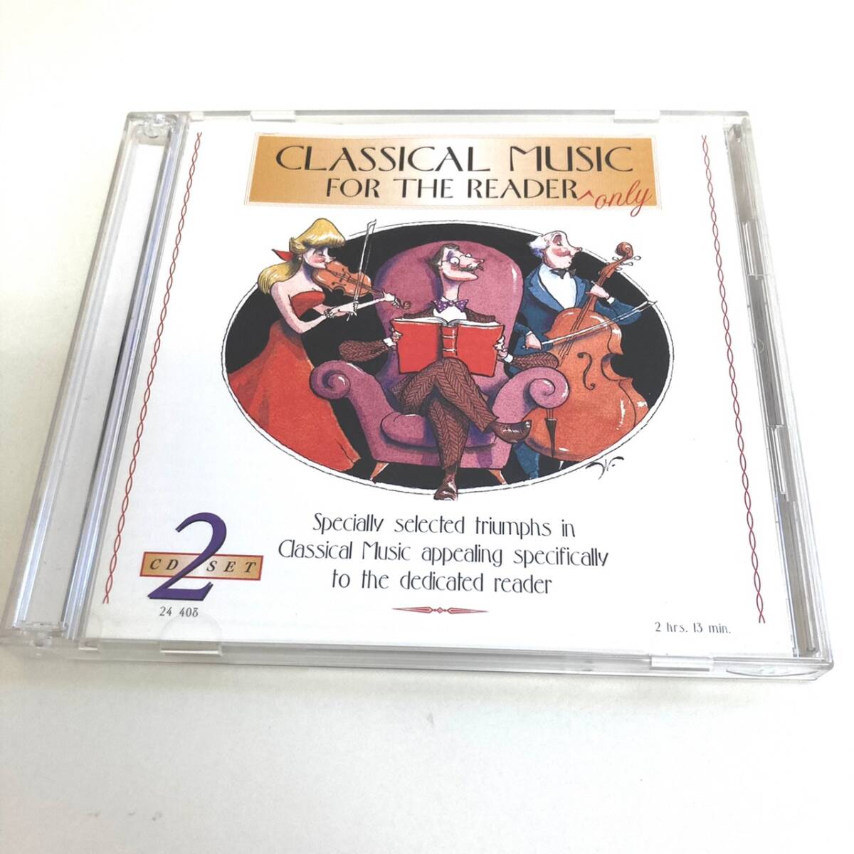 CD　1265　CLASSICAL MUSSIC FOR THE READER only Vol.2　2CD　クラシック　クラシック音楽