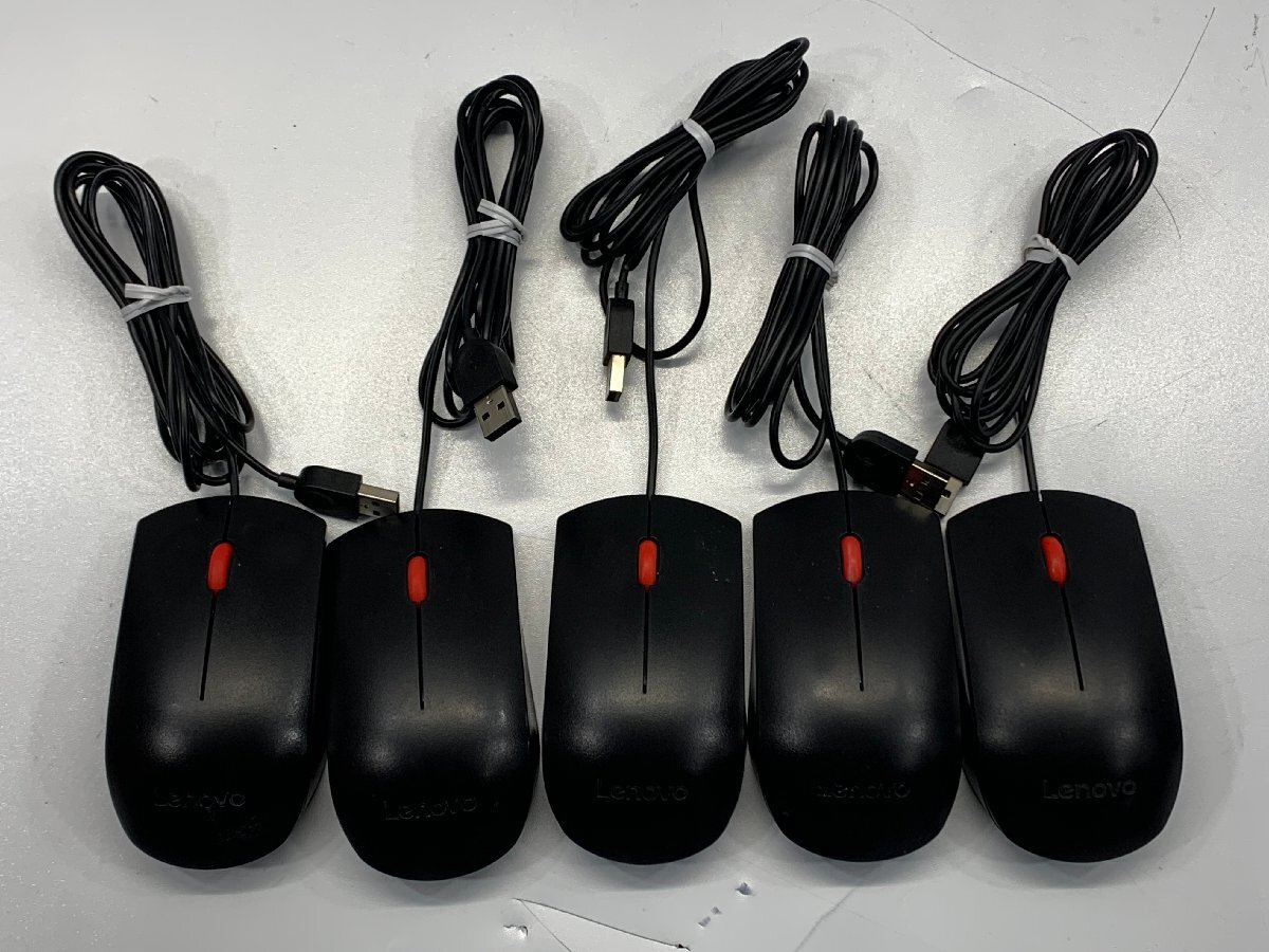 【未検査品】Lenovo USB mouse 5個セット [Etc]_画像1