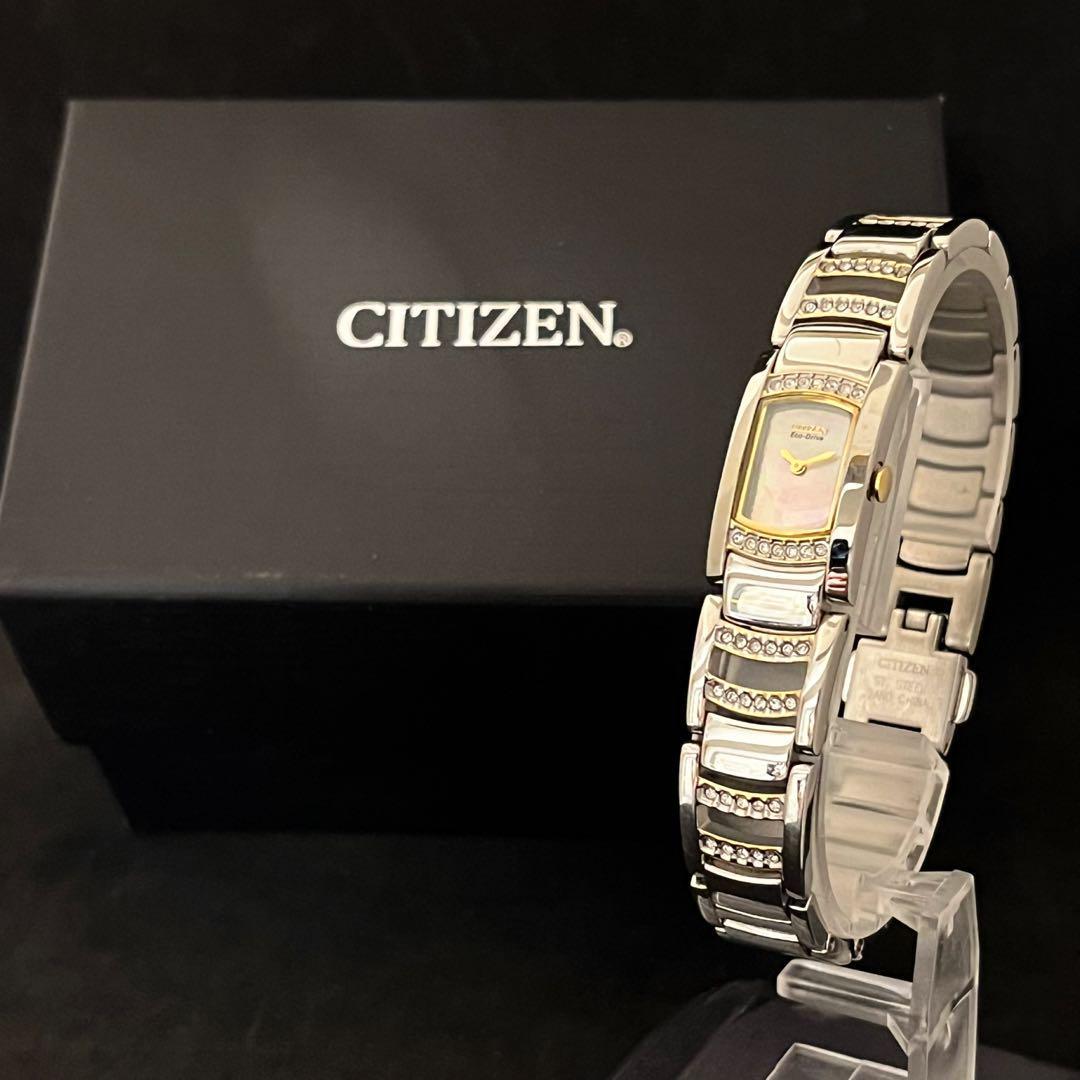 【CITIZEN】シチズン/レディース腕時計/お洒落/激レア/希少/シルバー色/四角形.長方形/女性用/プレゼントに/綺麗/かわいい/ブランド/Japan_画像10