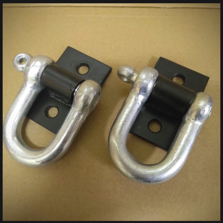  shackle pulling hook 2 collection welding un- necessary TJ JK Wrangler Land Cruiser 70 80 Jimny JB64 JB74 Sierra winch bumper grill guard .