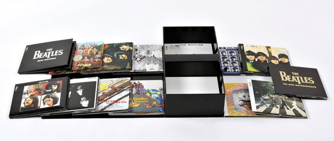 新品☆THE BEATLESザ・ビートルズCD STEREO BOX SET Long Card Box With Bonus DVDジョン・レノン★ポール・マッカートニー リンゴ・スターの画像3