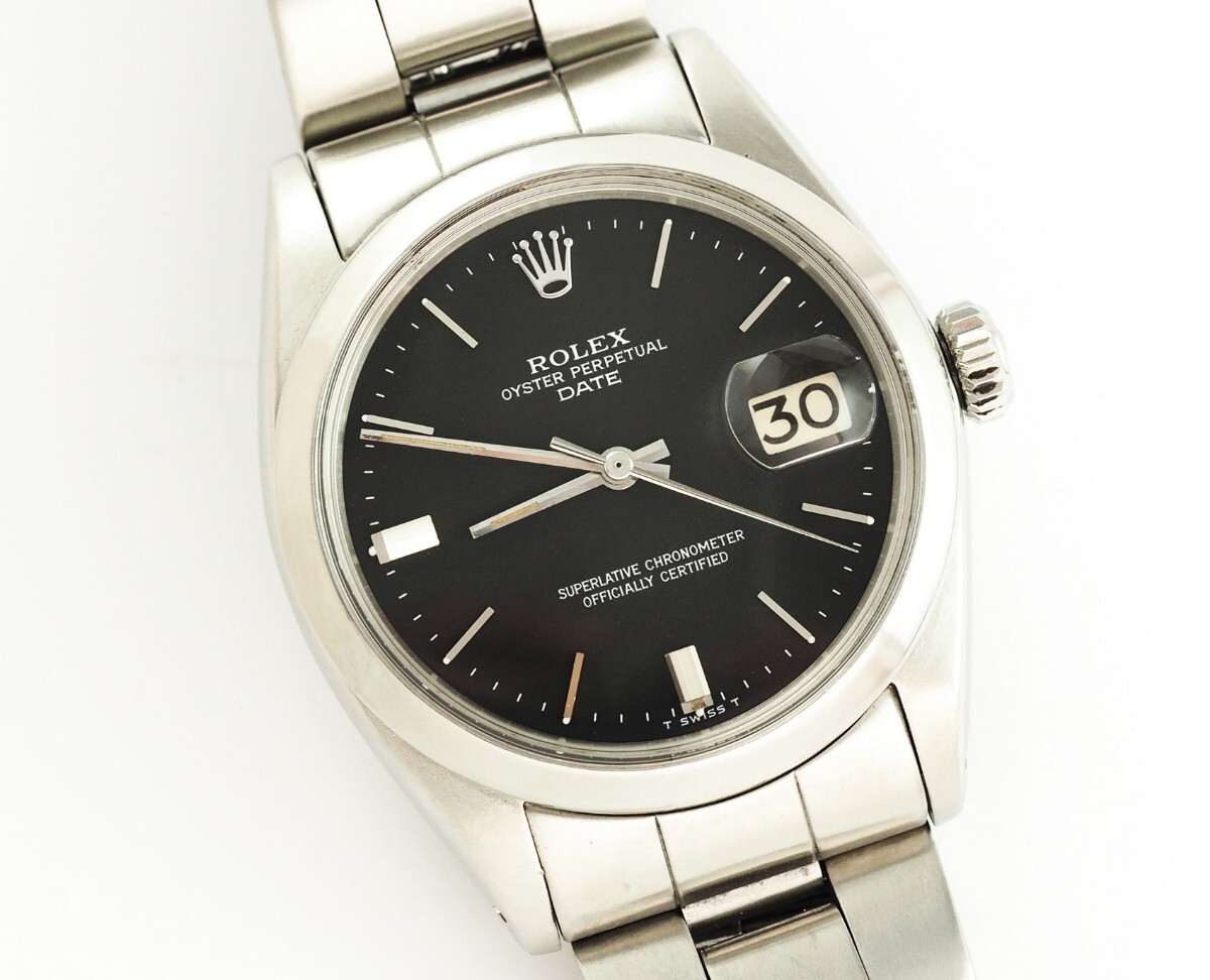 ギャラ&証明書 ROLEX 1500 DATE 1965年製 ヴィンテージ ロレックス 自動巻き Cal.1560 ギャランティ クロノメーター証明書 メンズ 腕時計の画像3