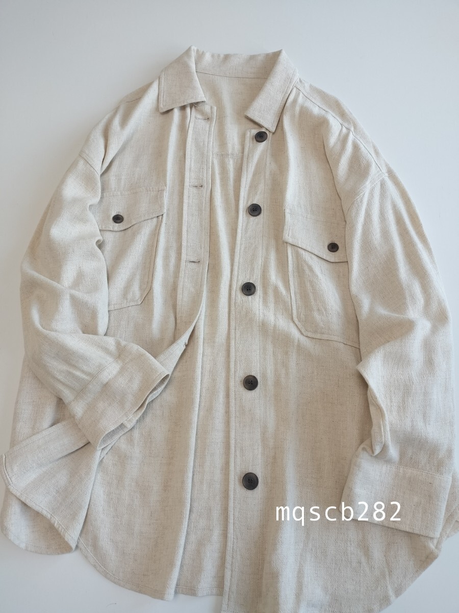 アズールバイマウジー AZUL BY MOUSSY オーバーサイズ シャツ ジャケット 春アウター size M _画像2