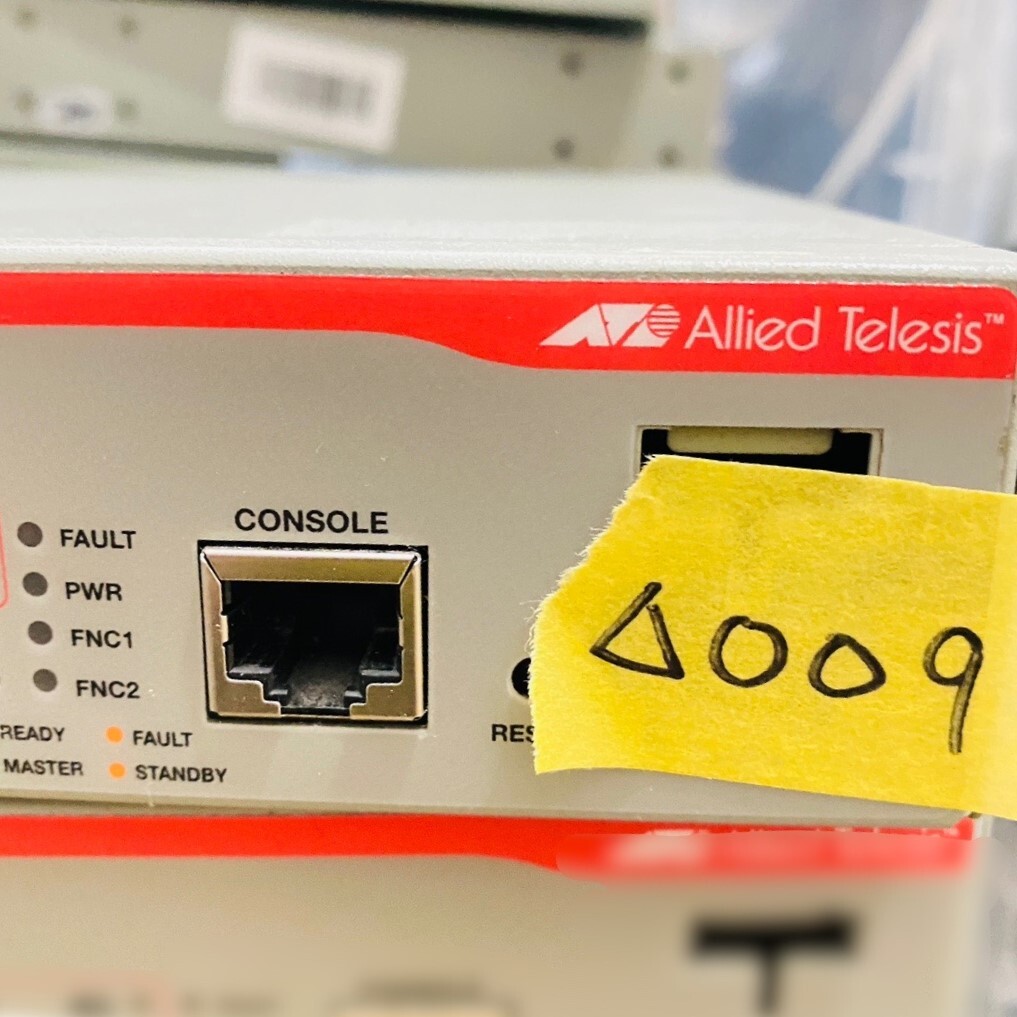 △009【通電OK】 Allied Telesis AT-AR2050V VPN アクセス ルーター AR2000 Series RoHS対応 ファイアウォール IPv6 IPv4 アライドテレシスの画像3