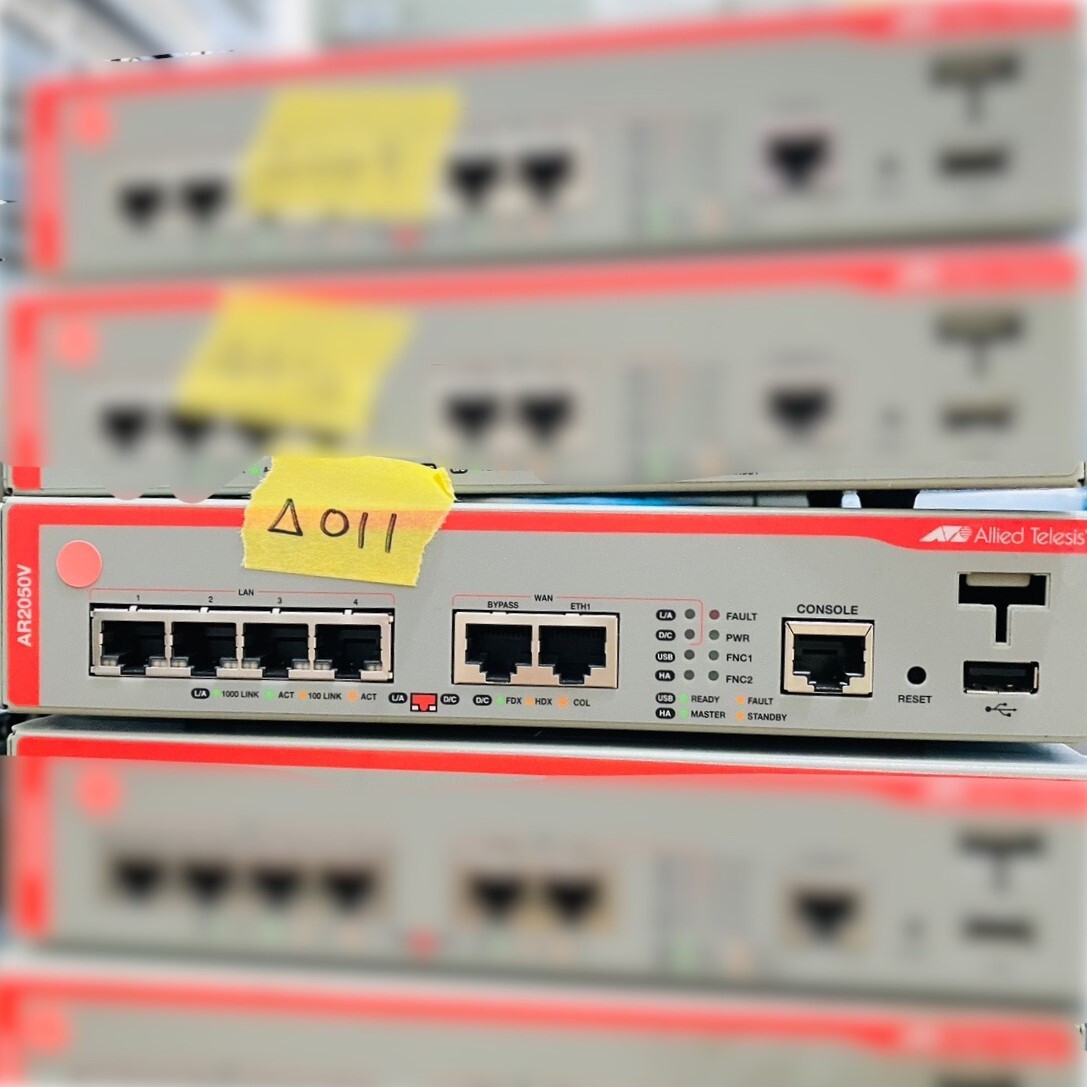 △011【通電OK】 Allied Telesis AT-AR2050V VPN アクセス ルーター AR2000 Series RoHS対応 ファイアウォール IPv6 IPv4 アライドテレシスの画像4