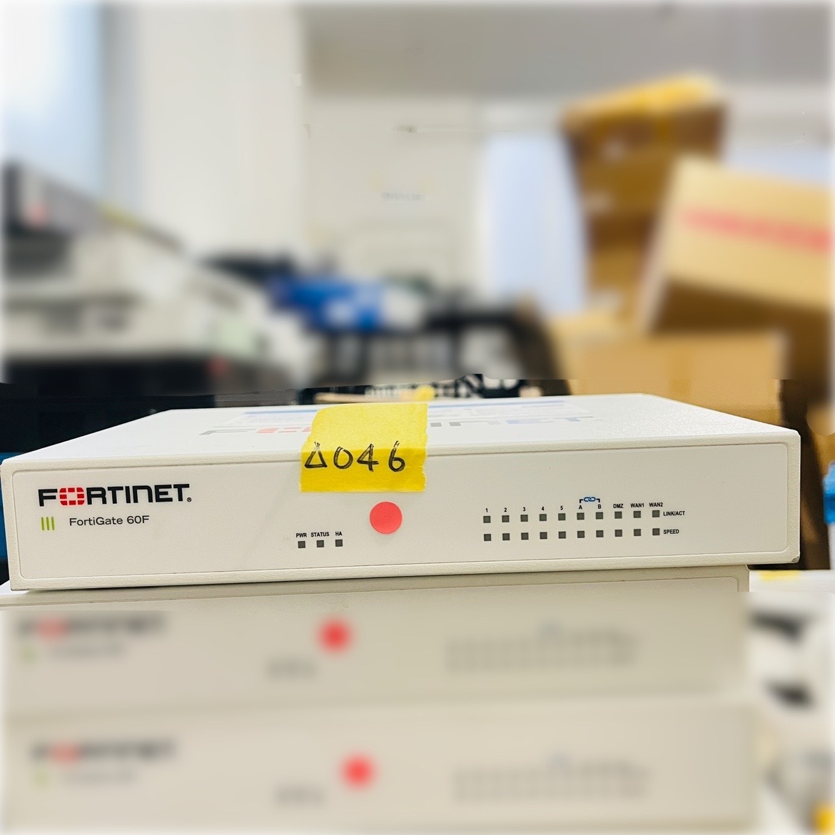 ^046[ электризация OK]FORTINET FortiGate 60F FG-60F fire wall сиденье .aSD-WAN FortiOS FortiConverter FortiGuard SOC процессор NGFW