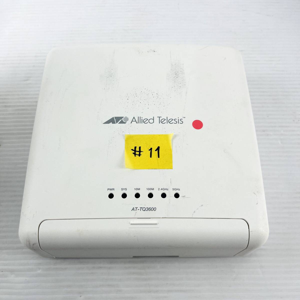 #11【通電OK】Allied Telesis アライドテレシス AT-TQ3600 IEEE 802.11a/b/g/n対応 無線LAN アクセスポイント デュアルバンド対応の画像1