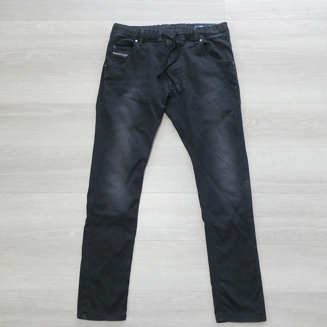 DIESEL KROOLEY-NE JOGG JEANS 0670M ディーゼル ジョグジーンズ スウェット デニム パンツ W28 ブラック