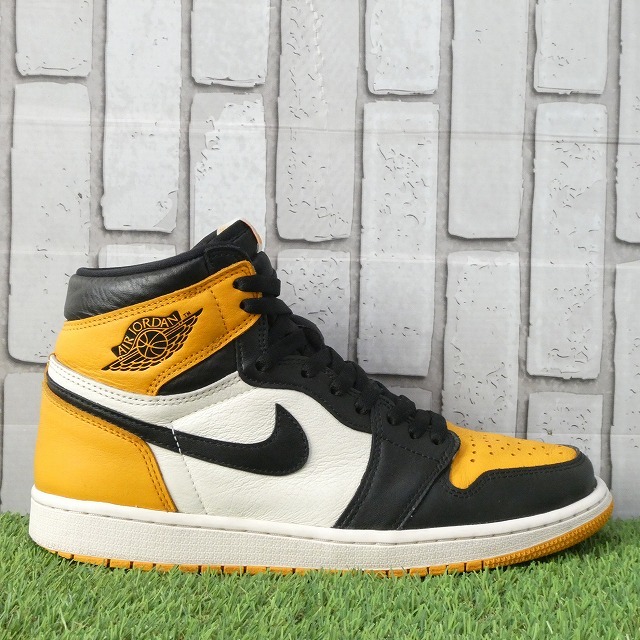 NIKE AIR JORDAN 1 RETRO HIGH OG TAXI ナイキ エアジョーダン 1 レトロ ハイ オリジナル タクシー/ブラック/セイル 555088-711 27.0cm_画像3