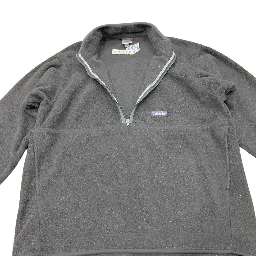 希少品 Patagonia パタゴニア シンチラ フリース ジャケット ブルゾン ハーフジップ XLサイズ相当 25735F4 古着_画像4