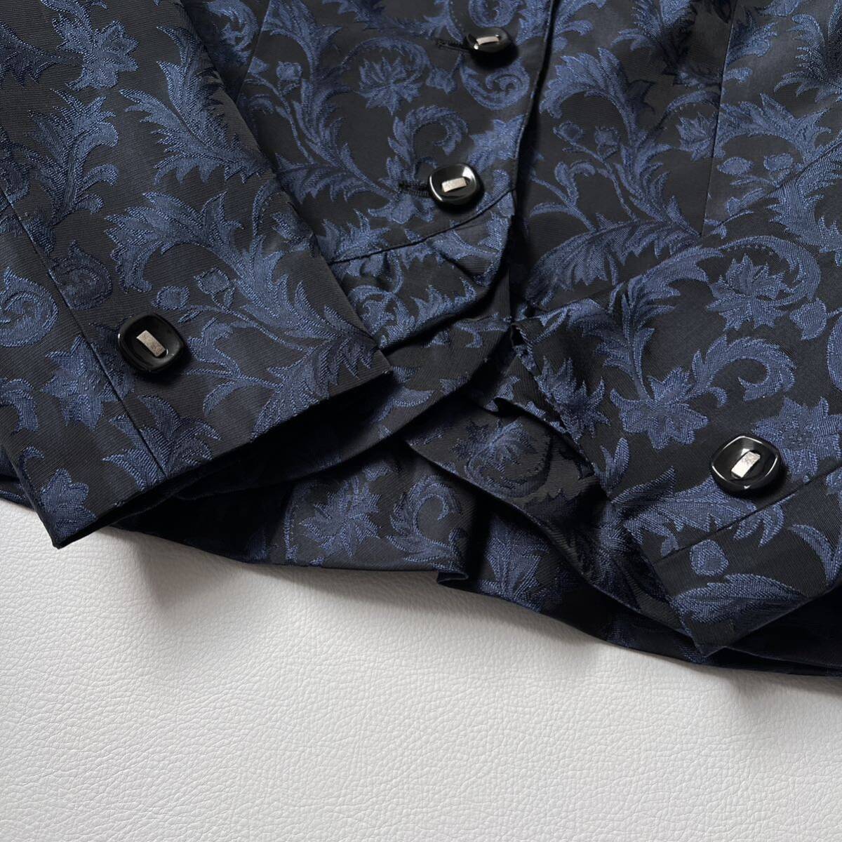 美品 HANAE MORI ハナエモリ テーラードジャケット シルク混み 美品 HANAE MORI ハナエモリ テーラードジャケット シルク混み