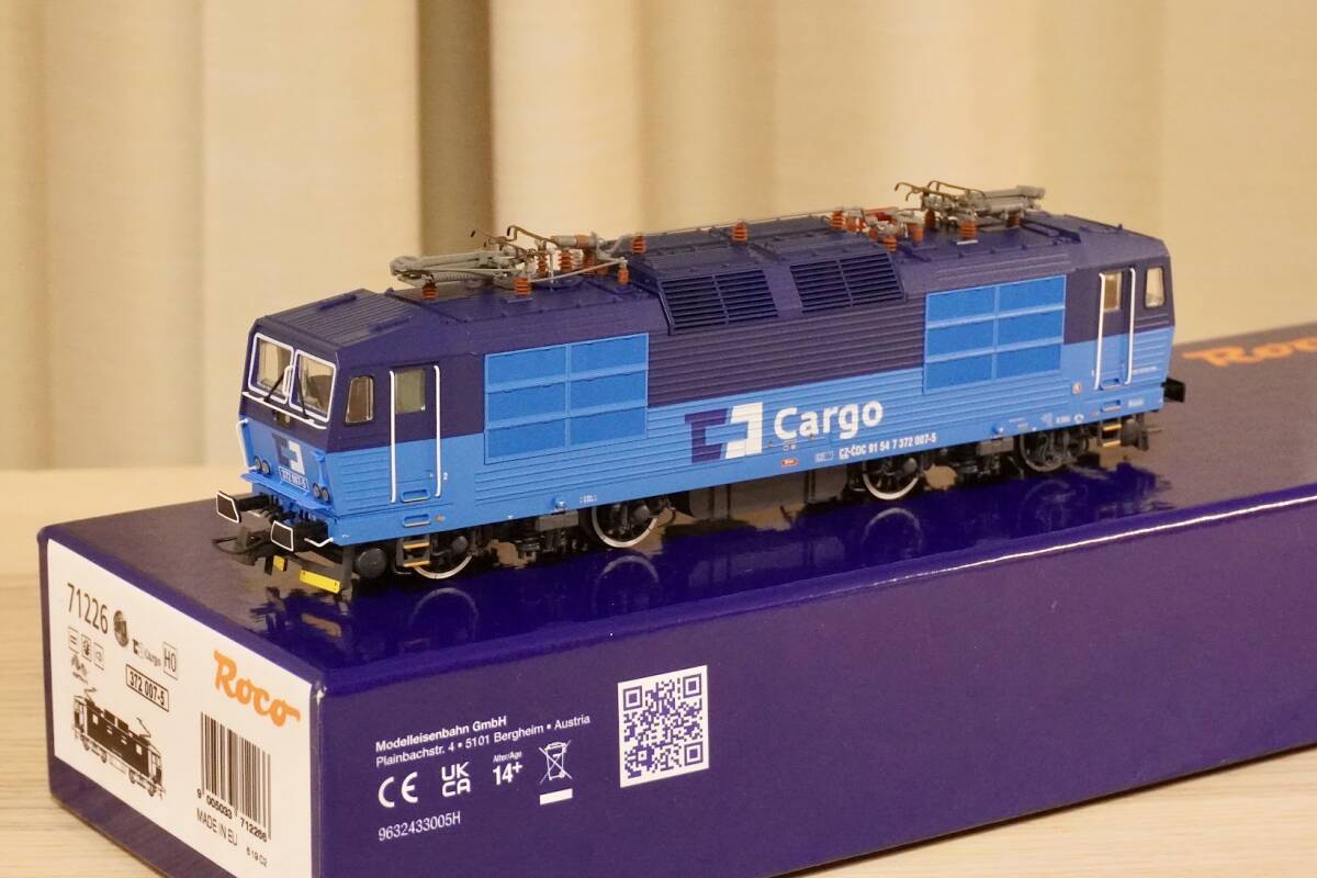 未使用品 ROCO 71226 Electric locomotive class 372, CD Cargo /DCCサウンド_画像2