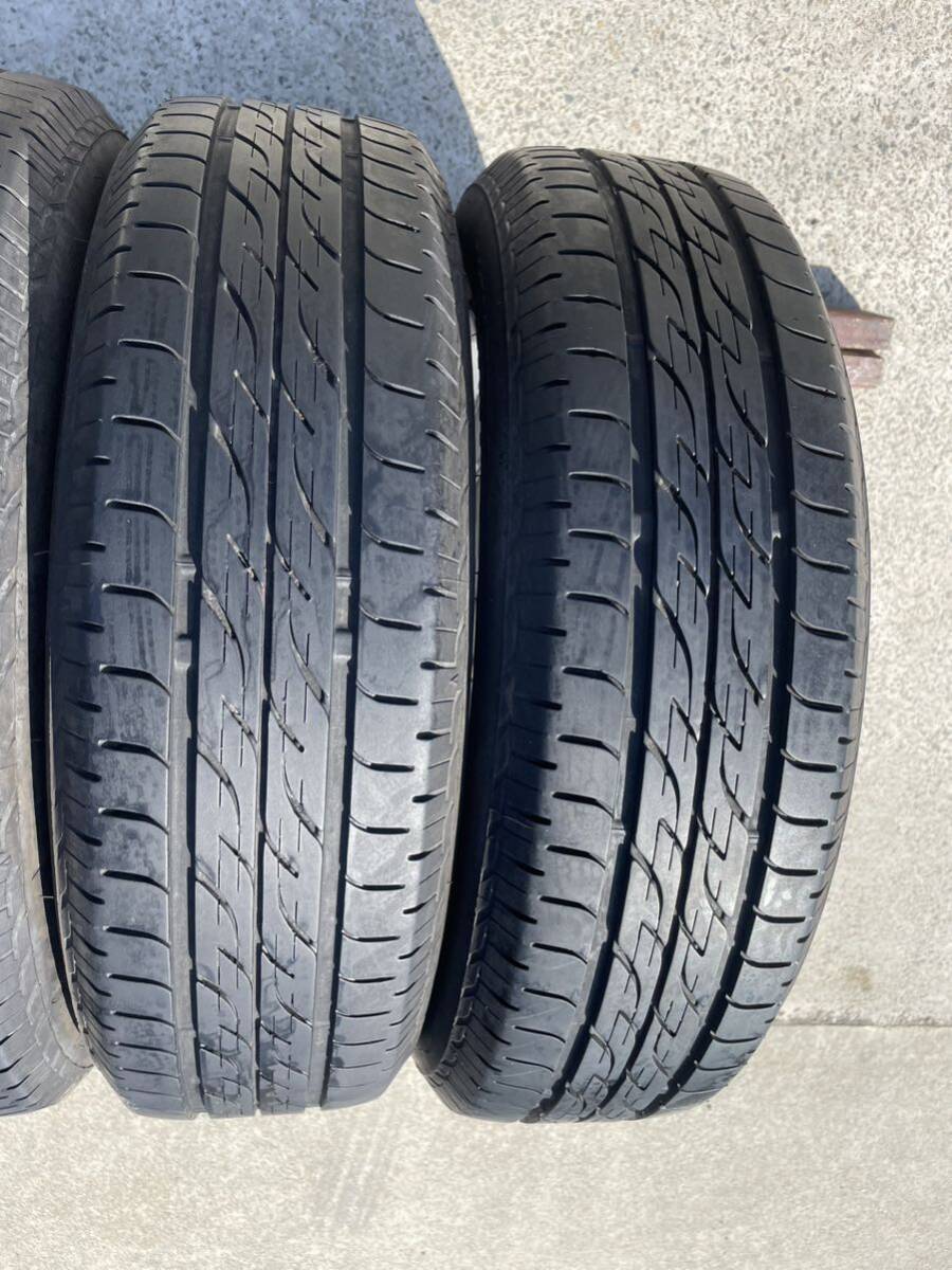 155/65R14 BRIDGESTONE NEXTRY 2022年バリ山アルミホイールセット_画像7