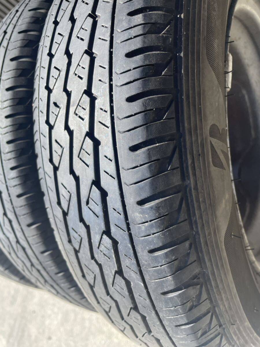 145/80R12 80/78N LT BRIDGESTONE K370バリ山2023年スチルホイールセット_画像10