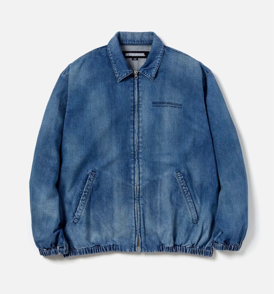 WASHED DENIM ZIP WORK JACKET 2024 neighborhood WASHED DENIM ZIP WORK JACKET 2024 neighborhood