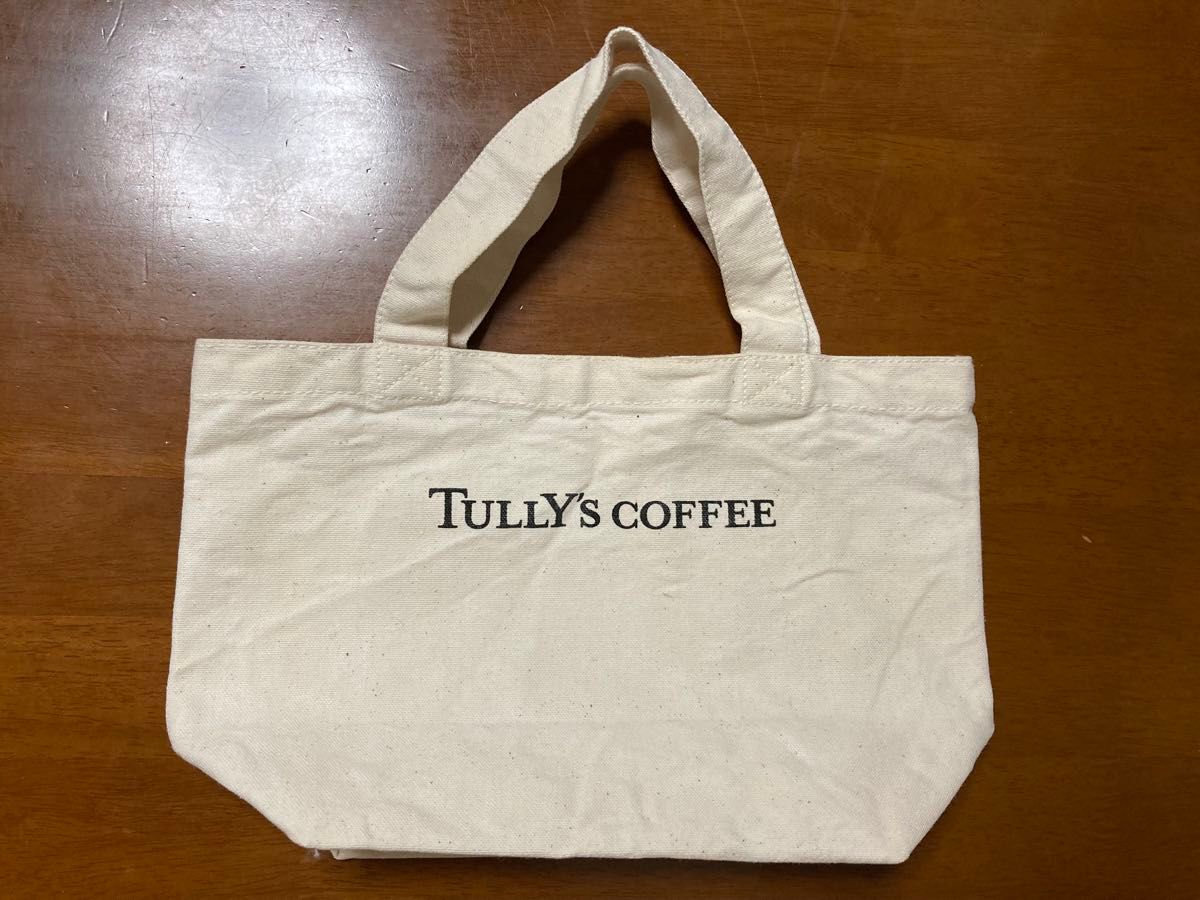 6月終了　TULLY''S COFFEE タリーズ　ミニトートバッグ タリーズコーヒー　ランチバッグ　