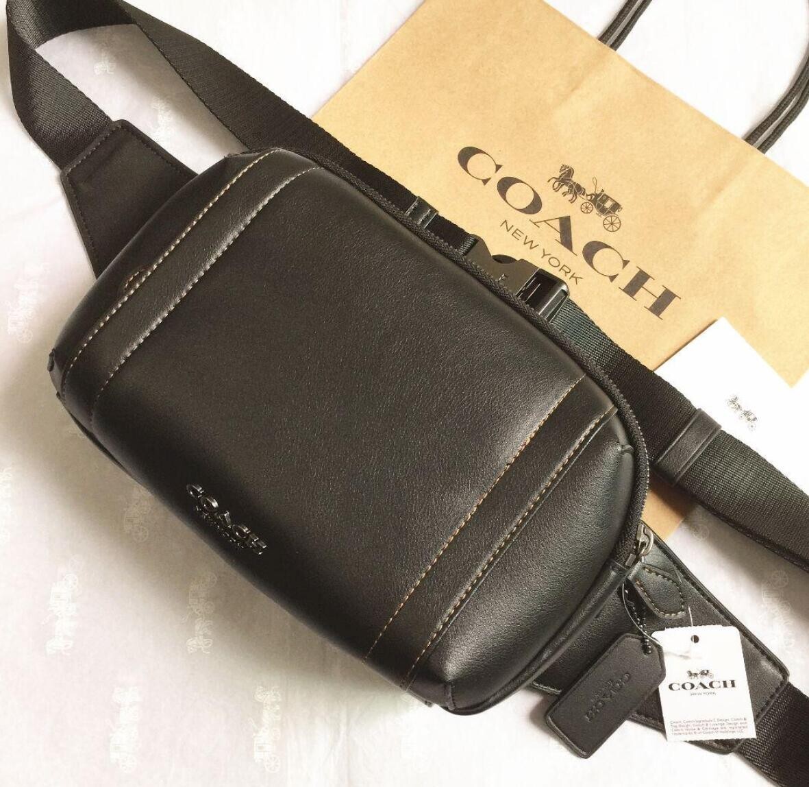 新品 コーチ COACH メンズ ショルダーバッグ斜めかけバッグ ウエストバッグ ボディバッグ ベルトバッグ 37594 アウトレットレット品_画像1