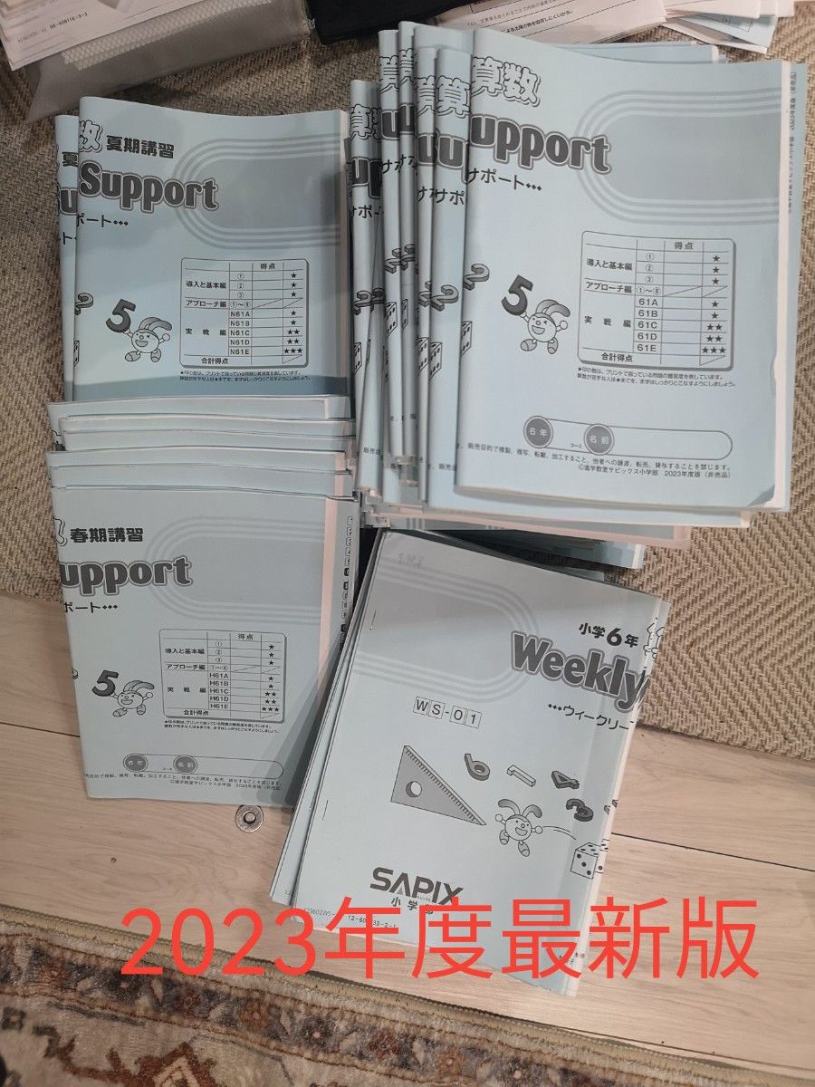 sapix 6年 2023年 算数 デイリーサピックス+デイリーサポート+ sapix 6年 2023年 算数 デイリーサピックス+デイリーサポート+