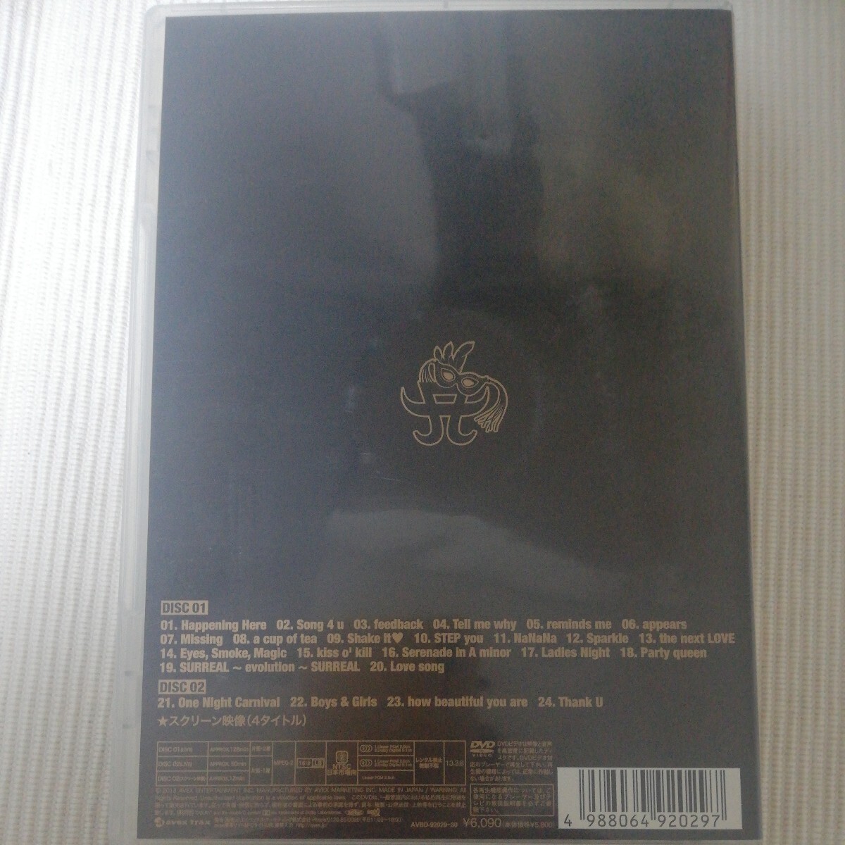 [国内盤DVD] 浜崎あゆみ/ayumi hamasaki ARENA TOUR 2012 Ａ〜HOTEL Love songs〜 〈2枚組〉 [2枚組]_画像3