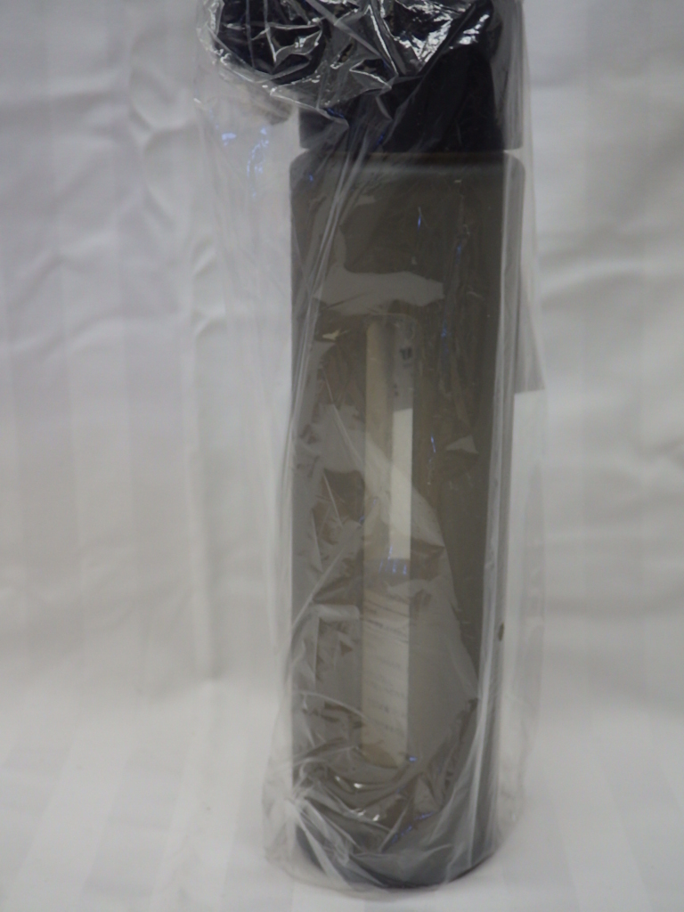 未使用 TAKEYA GLASS WATER BOTTLE ウォーターボトル モダン ショート ブラック 400mlの画像2