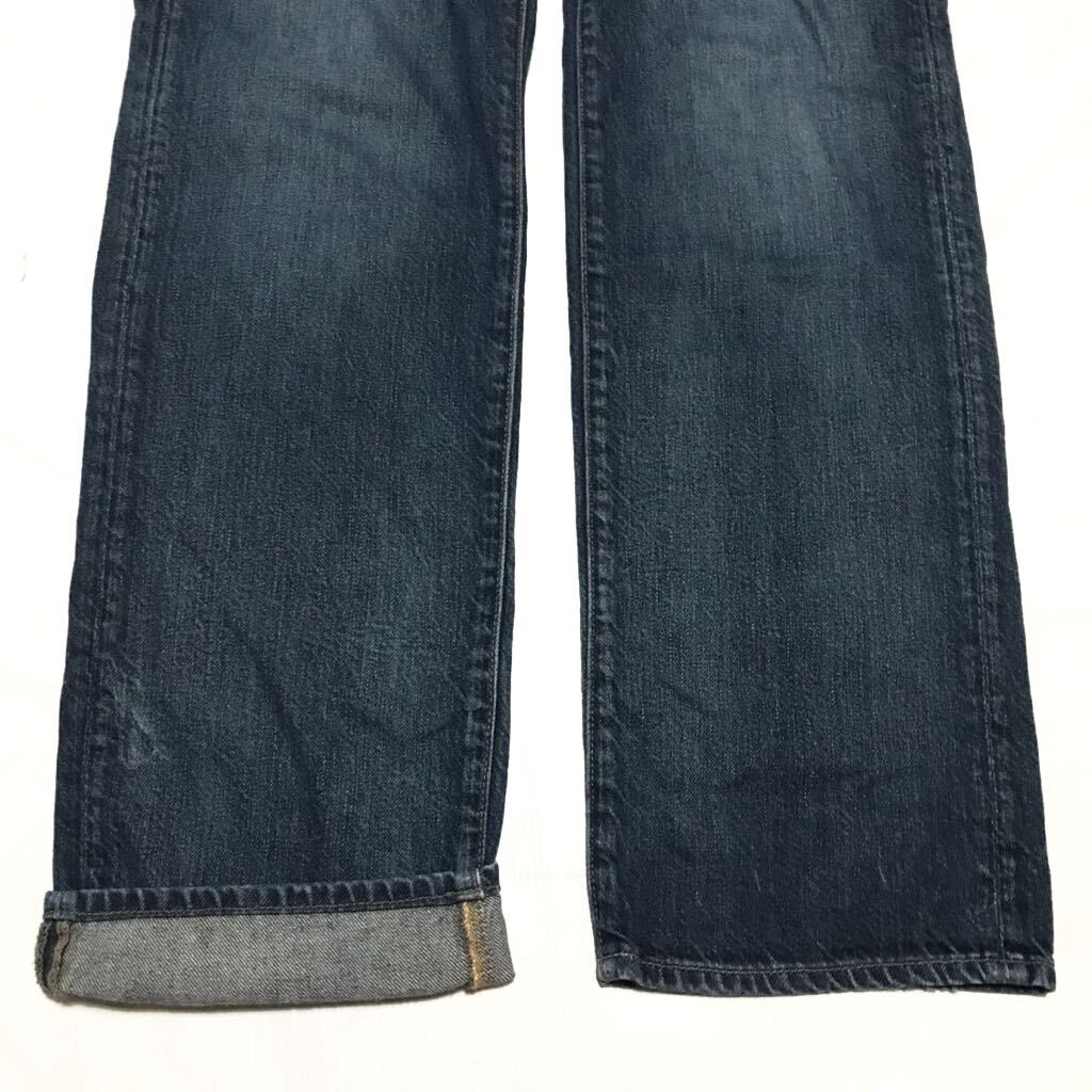 7 For All Mankind/Made in USA/Slimmy/Straight Jeans/W34/セブンフォーオールマンカインド/スライミー/デニムパンツ/ダメージ/スキニーの画像9