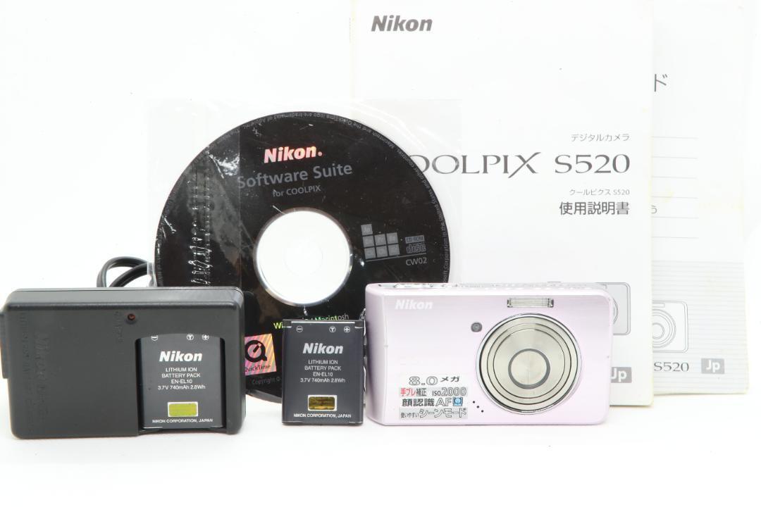 【B2038】 Nikon COOLPIX S520 ピンク ニコン クールピクス