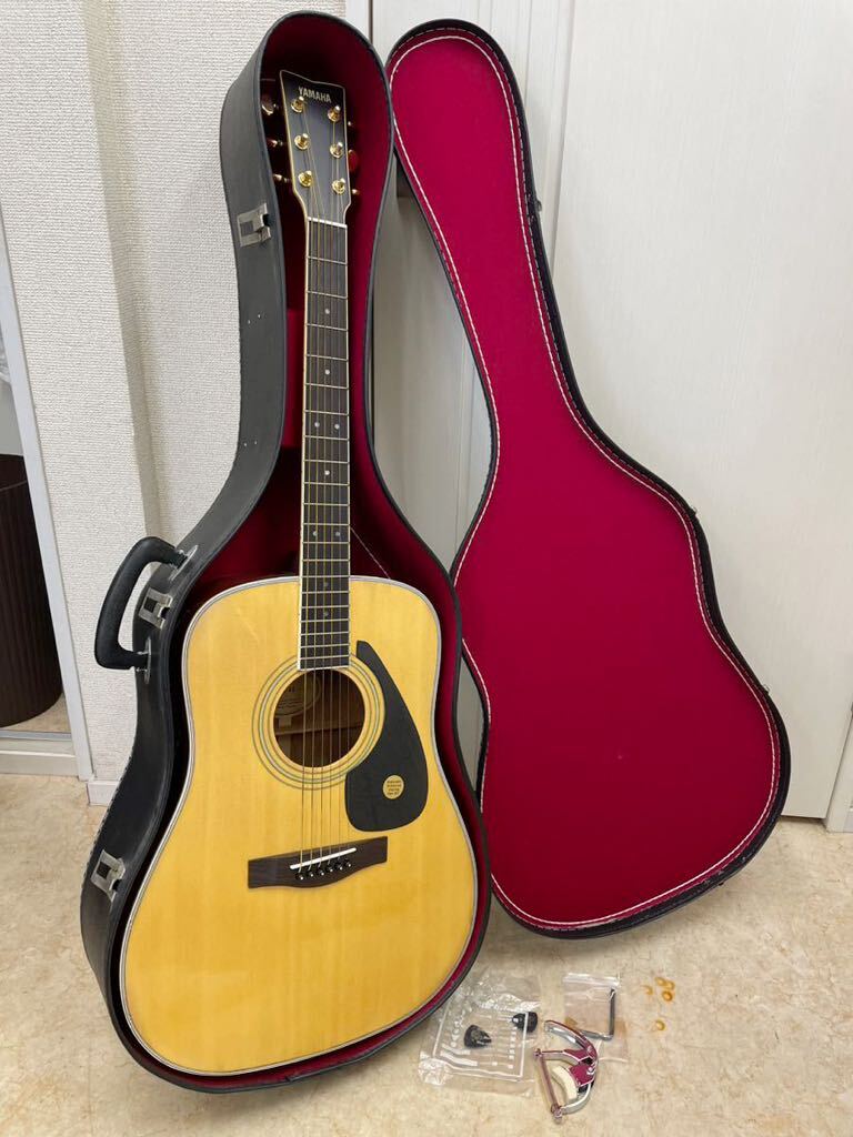 KT0318 YAMAHA/ヤマハ アコースティックギター DW-45 アコギ ハードケース付 カポなど付属品あり