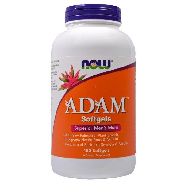 NOW Foods　ADAM　マルチビタミン＆ミネラル　180ソフトジェル　４２種類配合_画像1
