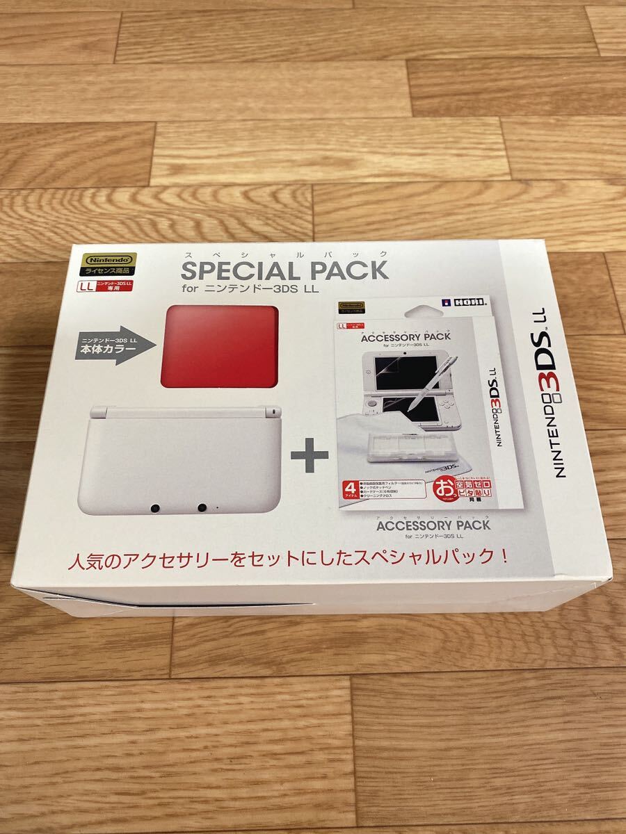 【新品】Nintendo任天堂　ニンテンドー3DSLL　スペシャルパック　レッド×ブラック　送料込み