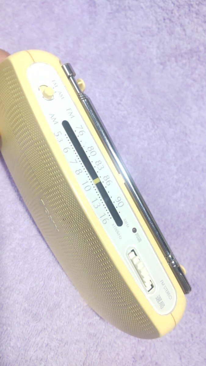 SONY ソニー、FM/AMラジオ、SRF-18(白)_画像8