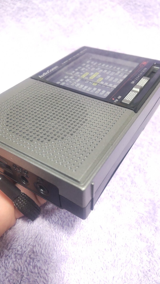 AudioComm オーム電機、FM/AM/SW1.2ラジオ、RAD-S520N_画像4