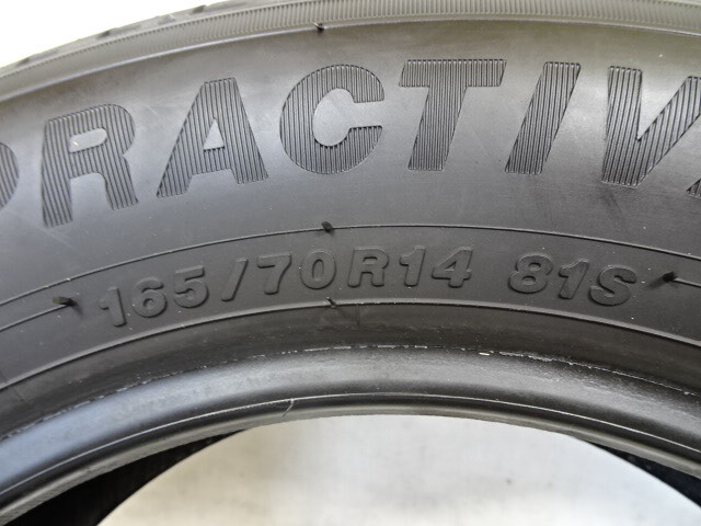 Y-307 送料無料/代引OK ランクE 中古 165/70R14 イエローハット PRACTIVA BP01 2022年 7.5分山 夏タイヤ1本_画像4