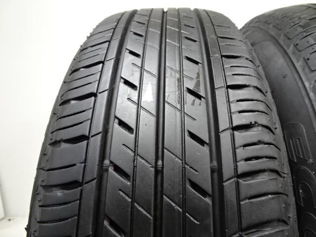 Y-325 送料無料/代引OK ランクE 中古 185/60R15 ブリヂストン ECOPIA EP150 2020年 7.5分山 夏タイヤ2本_画像2