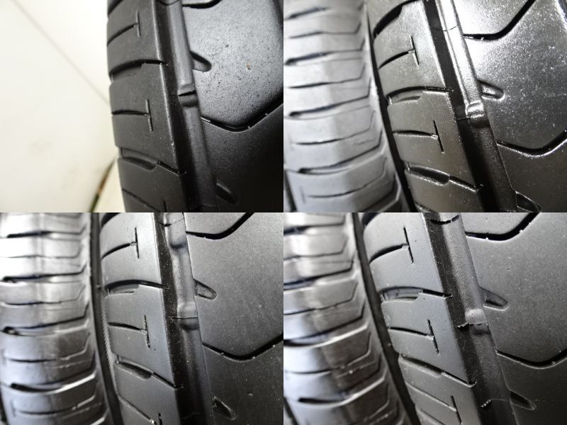 Y-320 送料無料/代引OK ランクE 中古 165/70R14 ブリヂストン ECOPIA NH100 C 2020年 7.5分山 夏タイヤ4本_画像7