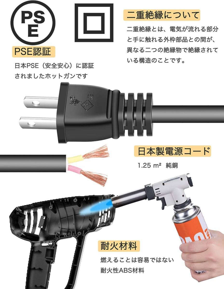 ●ヒーティングガン　自動車鈑金塗装　ドライヤー　1箱_画像4