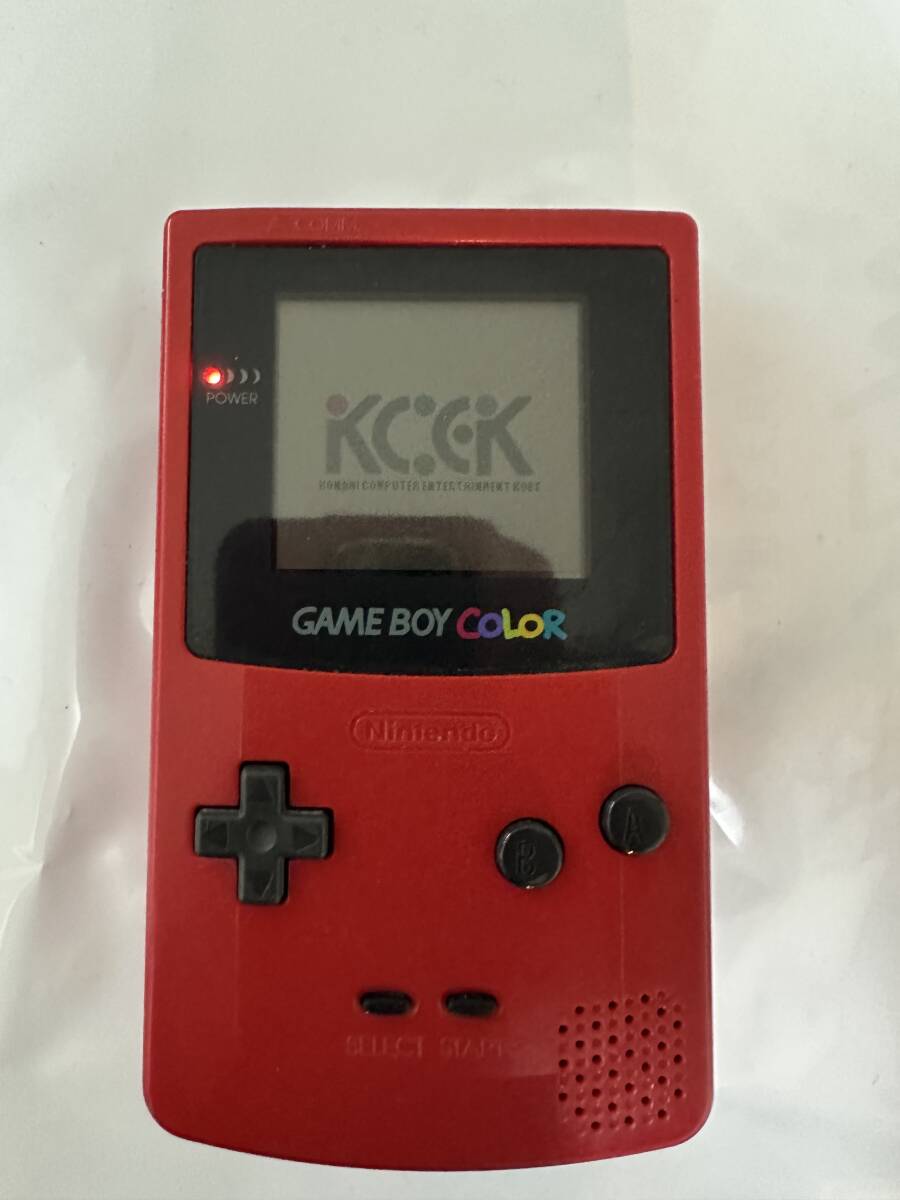 任天堂 ゲームボーイカラー ＋ビートマニアGB レッド 赤 Nintendo GAMEBOY COLOR GBC_画像1