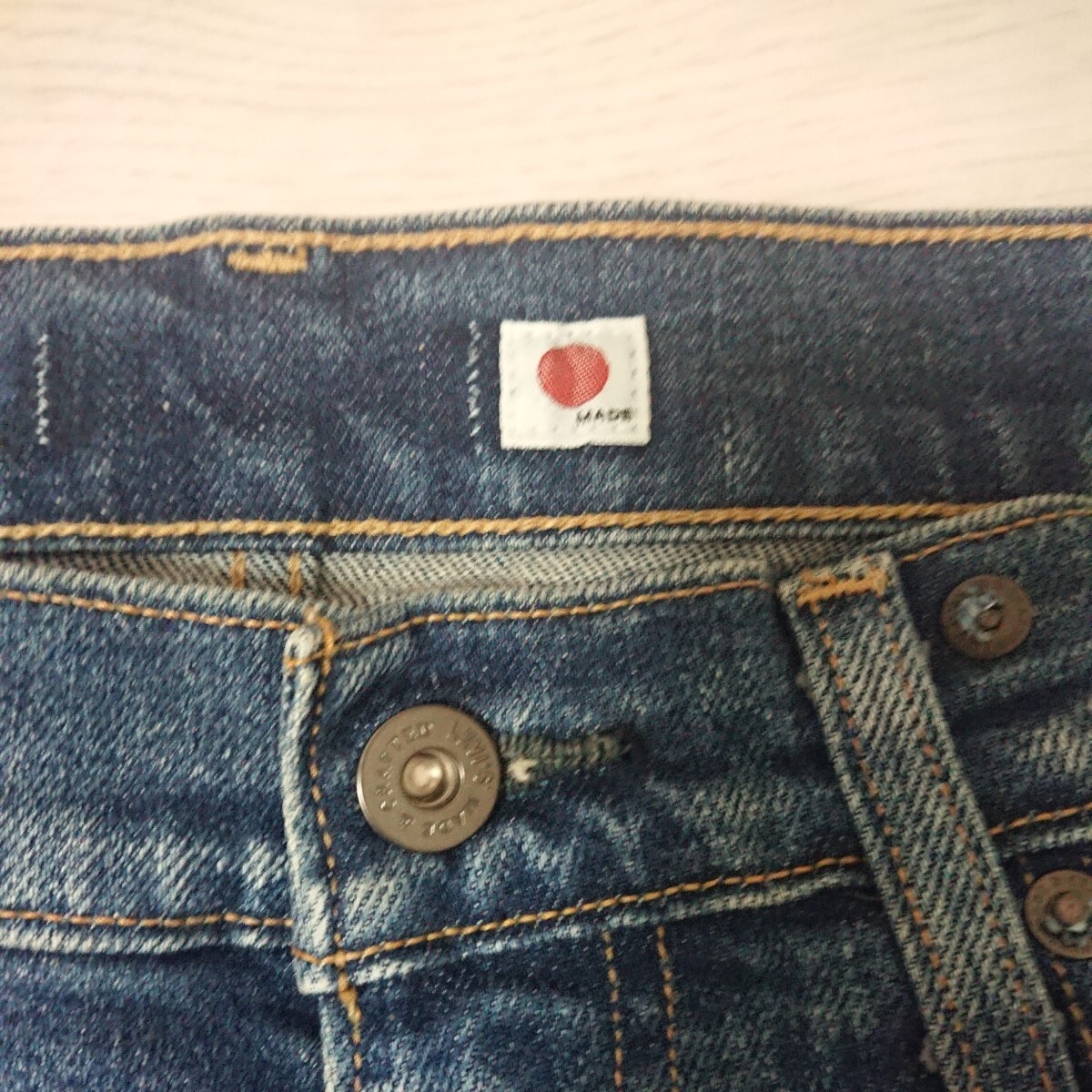 リーバイス 512 Levi's Made&Crafted メイドアンドクラフテッド 31×32(ウエスト80股下77)セルビッチデニム リペア加工 日本製の画像3