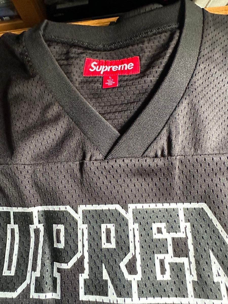 送料無料 シュプリーム supreme Spiderweb Football Jersey 黒L 送料無料 シュプリーム supreme Spiderweb Football Jersey 黒L