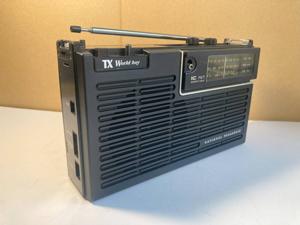 動作品【中古ラジオ】パナソニック ワールドボーイ TX RF-828 3バンド(SW/FM/MW) かなり古いですの画像10